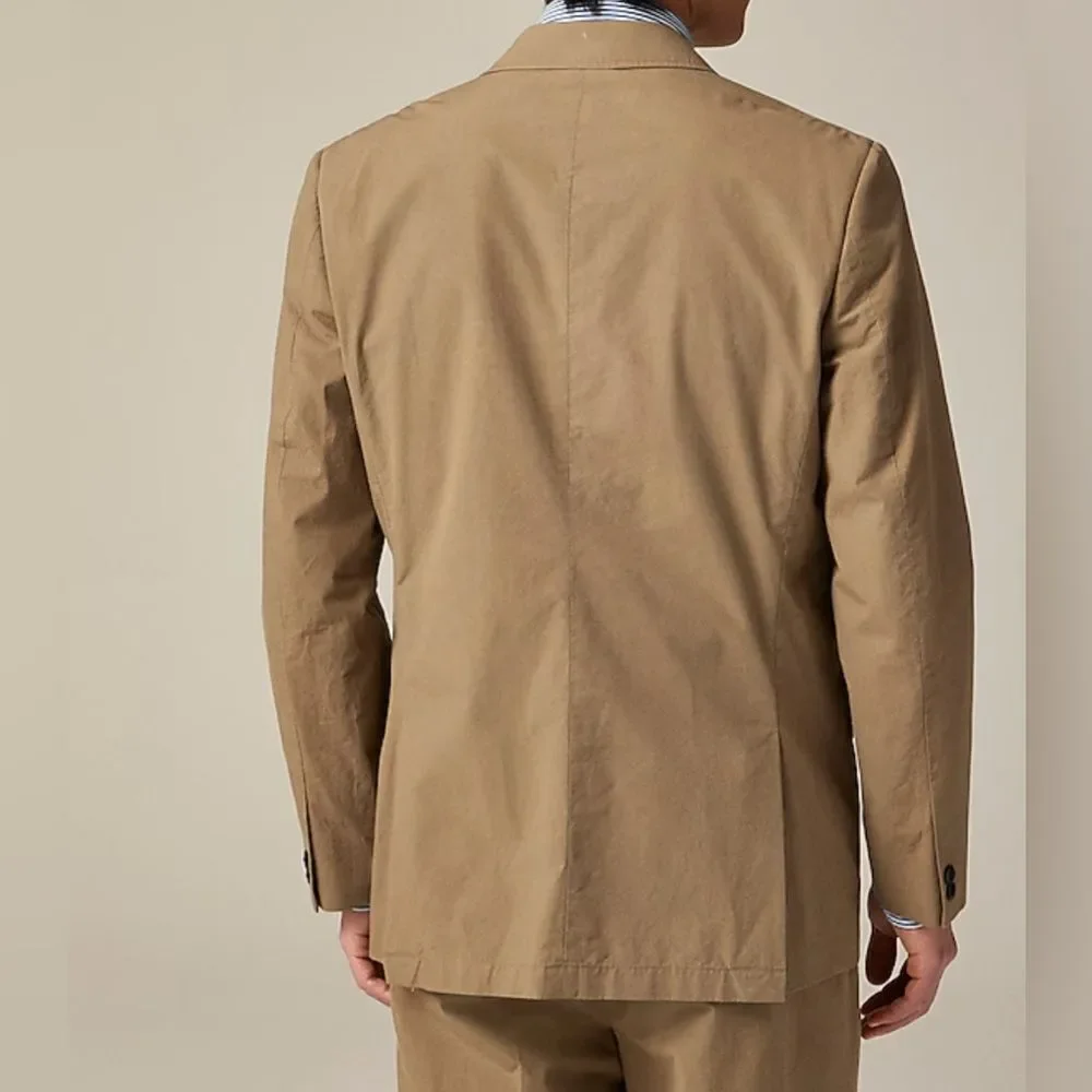 J.Crew Relaxed-fit suit jacket in cotton poplin NWT Size 39R